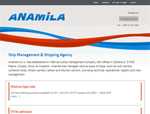 Tablet Screenshot of anamila.hr